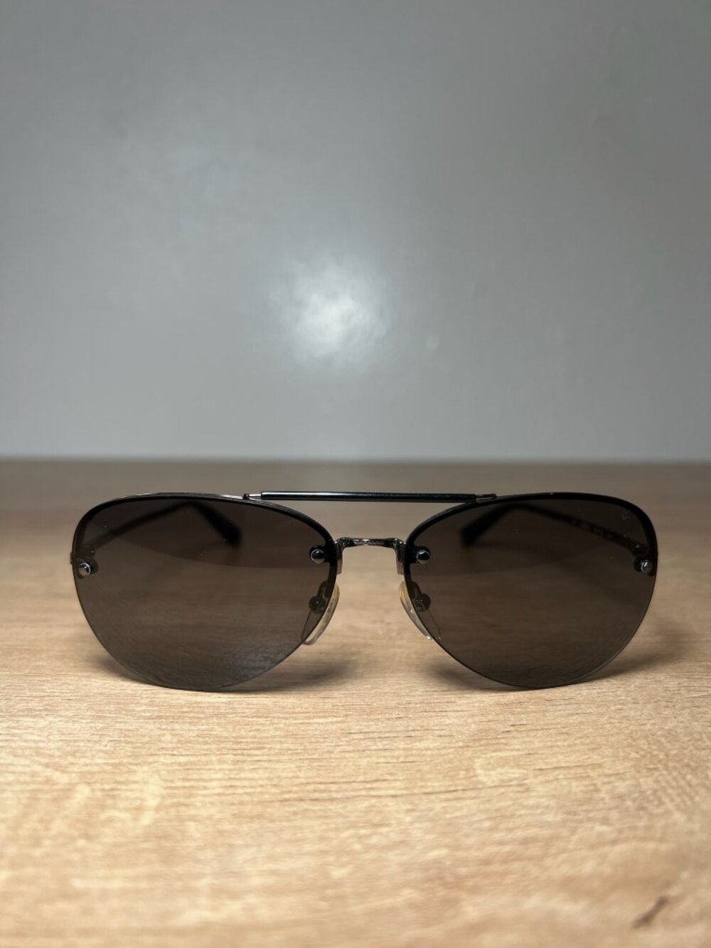 Vintage Gunmetal John Varvatos Aviators